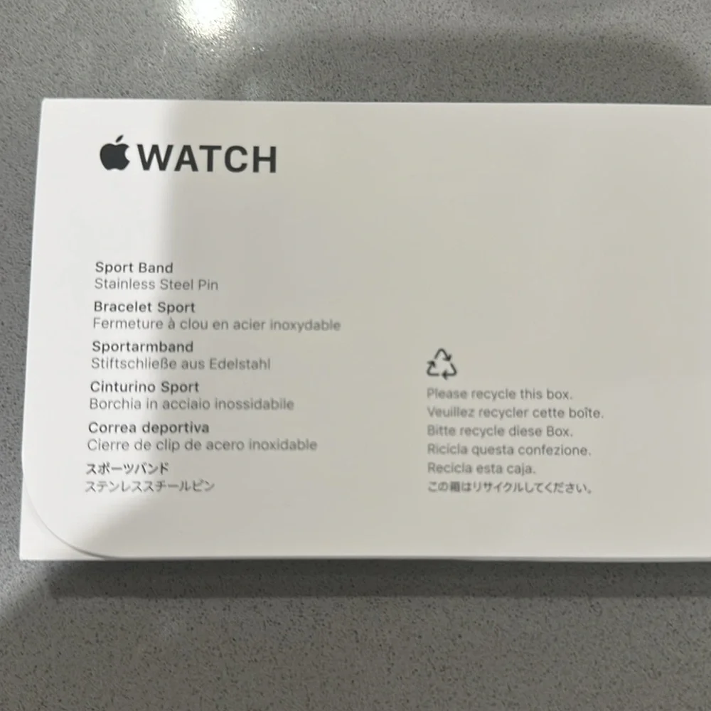 Apple Watch Sport Band - Denim Blue
